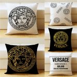 Home Pillow Covers, Famous brand logo Decorative Cushion Cover,Linen Pillow Case for Sofa Couch Chair Bedroom Modern Decor, Bedroom Sofa Living Room 18 x 18 Inch