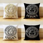 Home Linen Cushion Covers,45 x 45 cm, Decorative Cushion Cover, Famous brand Pattern Cushion Cover, Sofa Cushion for Easter, Sofa, Couch, Bed