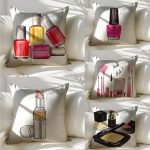 Cushion Cover for Sofa Car Bedroom Luxurious Modern Minimalist Decorative pillowcase，Makeup Collection Cushion Case 45 x 45 cm，Outdoor and indoor Throw Pillow Cases