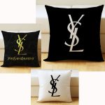 Home Linen Cushion Covers,45 x 45 cm, Decorative Cushion Cover, Famous brand Pattern Cushion Cover, Sofa Cushion for Easter, Sofa, Couch, Bed