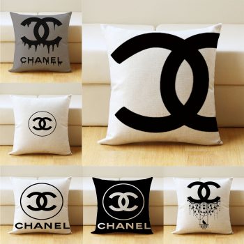 Home Cushion Cover, 45*45cm,Linen Decorative Square Throw Pillow Cover Cushion Covers Pillowcase, Famous brand Pattern for Sofa Couch Bed Chair